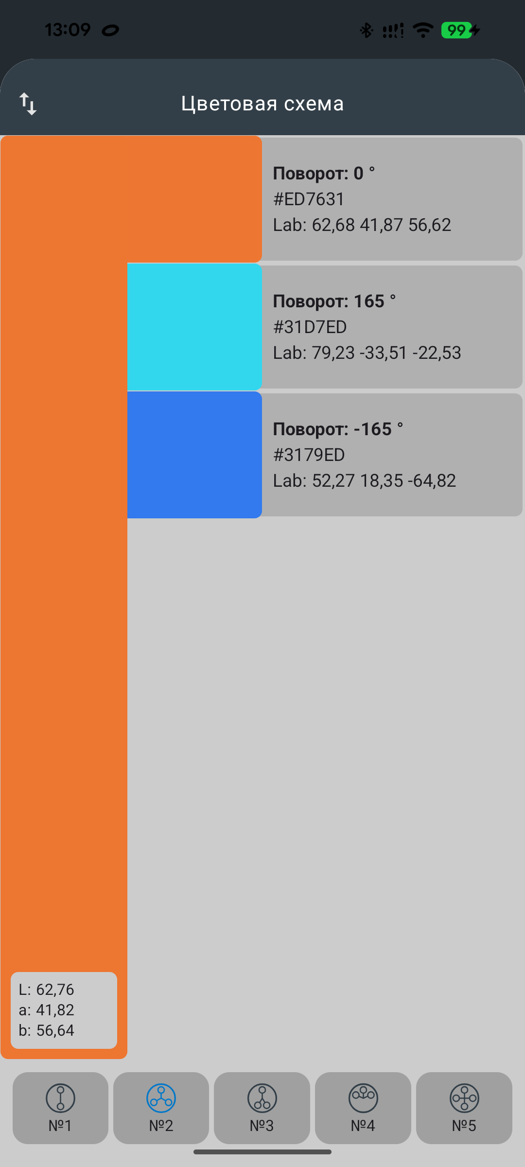 Цветовая схема